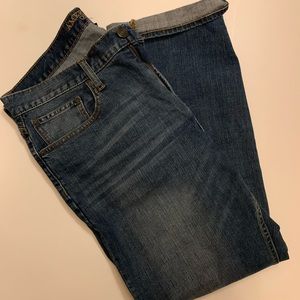 WOMENS AMERICAN EAGLE STRAIGHT LEG 36/30